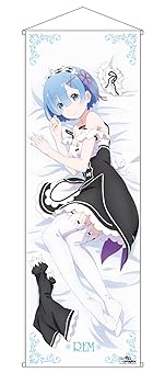 【中古】版権許諾商品Re:ゼロから始める異世界生活 ほぼ等身大タペストリーレム