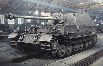 【中古】プラッツイタレリ 135 World of Tanks ドイツ 駆逐戦車 フェルディナント プラスチックモデルキット WOT39507