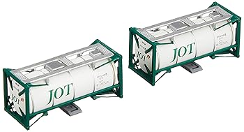 【中古】ポポンデッタ Nゲージ 8519 20ftタンクコンテナ ビームタイプ JOT グリーン