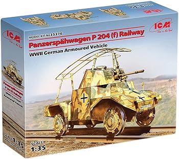 【中古】ICM 135 ドイツ陸軍 P204f 軌道装甲車 プラモデル35376