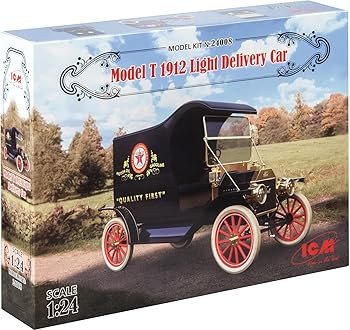 【中古】ICM 124 T型フォード 1912年 ライトデリバリー プラモデル 24008