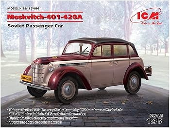 【中古】ICM 135 ソビエト モスクヴィッチ 401-420A プラモデル 35484