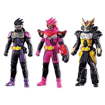 【中古】ソフビライダー烈伝 ゲキトツ!ライダーバトル 10個入 食玩・清涼菓子仮面ライダーエグゼイド画像
