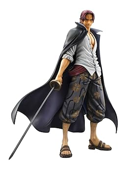 【中古】Portrait.Of.Pirates ワンピース NEO-DX 赤髪のシャンクスアンコール再販 約250mm PVC&ABS製 塗装済み完成品フィギュア