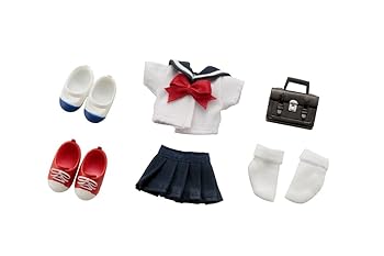 【中古】【39shop】コトブキヤ★キューポッシュえくすとら スクールせっとセーラー服 ノンスケール フィギュア用アクセサリー（良い）｜ドリエム店