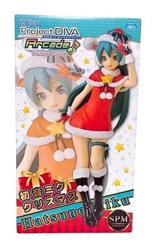 【中古】セガ 初音ミク Project DIVA Arcade Future Tone スーパープレミアムフィギュア“初音ミク クリスマス”プライズ