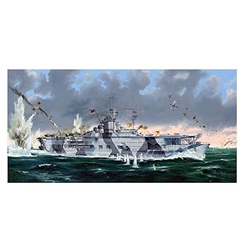 【中古】トランペッター 1350 ドイツ海軍 航空母艦 グラーフ・ツェッペリン プラモデル 05627