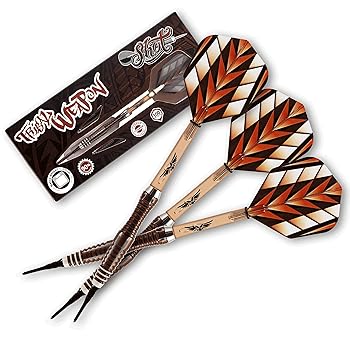 【中古】Shot! Darts ソフトティップダーツ ― トライバルウェポン ソフトティップダーツ フロントウエイト 19g タングステン90%バレル