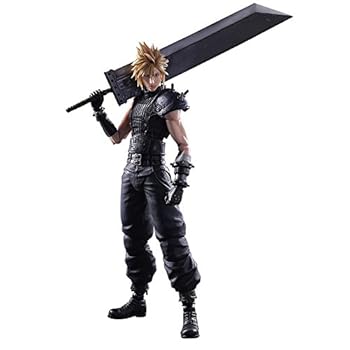 【中古】【39shop】PLAY★ARTS改 FINAL FANTASY VII REMAKE No.1 クラウド・ストライフ PVC製 塗装済み可動フィギュア(非常に良い)|ドリエム店