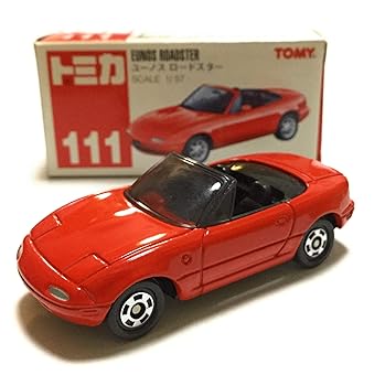 【中古】トミカ ユーノス 読み込むはやりっ児157 No.111 赤 おもちゃ-ミニカー・トイカー