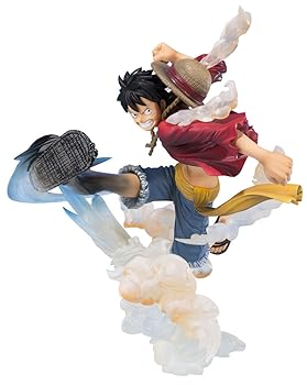 【中古】【39shop】フィギュアーツZERO★ONE PIECE モンキー・D・ルフィ -ゴムゴムの鷹鞭- 約150mm PVC&ABS製 塗装済み完成品フィギュア(非常に良い)|ドリエム店