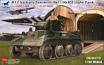 【中古】【39shop】ブロンコモデル★135 英テトラーク空挺戦車Mk.VII A17 I型&CSタイプ CB35210 プラモデル（非常に良い）｜ドリエム店