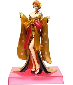 【中古】一番くじ ワンピース 咲き誇れ 艶色 麦わら絵巻 ラストワン賞 ナミフィギュア 格別ver.
