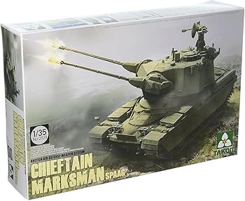 【中古】TAKOM 135 イギリス対空戦車 チーフテン マークスマン プラモデル TKO2039