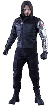 【中古】ムービー・マスターピース シビル・ウォーキャプテン・アメリカ ウィンター・ソルジャー 16スケール プラスチック製 塗装済み可動フィギュア