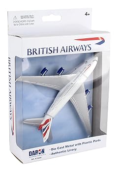【中古】Daron Worldwide Trading RT6008 British Airways A380 Single Plane