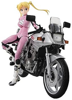 【中古】【39shop】S.H.フィギュアーツ★ばくおん!! 鈴乃木凜 ライダースーツ&GSX 400S KATANA 約135mm ABS&PVC製 塗装済み可動フィギュア(良い)|ドリエム店