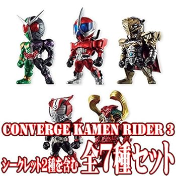 【中古】【39shop】食玩★CONVERGE KAMEN RIDER 3 全7種フルセット フルコンプ 仮面ライダー コンバージ（非常に良い）｜ドリエム店