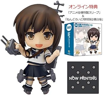 【中古】【39shop】オンライン★ねんどろいど 艦隊これくしょん ‐艦これ‐ 吹雪 Animation Ver. ノンスケール ABS&PVC製 塗装済み可動フィギュア（非常に良い）｜ドリエム店