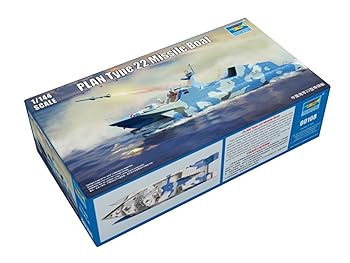 【中古】トランペッター 1144 中国人民解放軍 海軍 022型 ミサイル艇 プラモデル 00108
