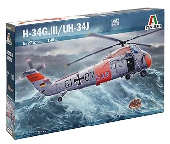 【中古】タミヤ イタレリ 148 ヘリコプターシリーズ No.2712 シコルスキー H-34G.3UH-34J プラモデル 38712