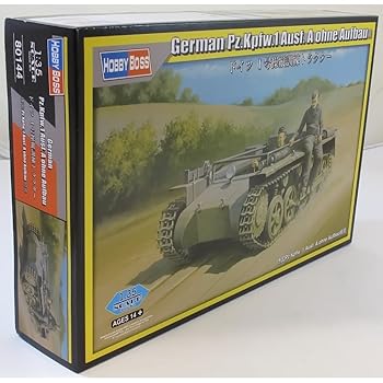 【中古】ホビーボス 135 ファイティングヴィークルシリーズ ドイツI号 操縦訓練トラクター プラモデル 80144