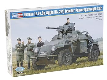 【中古】ホビーボス 83814 135 ドイツ Sd.Kfz.221 軽装甲車 後期型 プラモデル