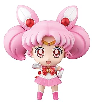 【中古】ぷちきゃら でらっくす! 美少女戦士セーラームーン セーラーちびムーン 約9cm PVC製 塗装済み完成品フィギュア
