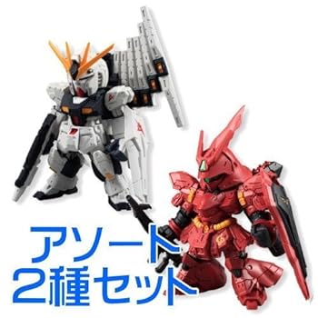 【中古】【39shop】FW★GUNDAM CONVERGE 1ガンダム コンバージ 1 アソート2種セット120.νガンダム121.サザビー（非常に良い）｜ドリエム店