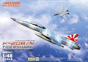 【中古】フリーダムモデルキット 148 F-20BN タイガーシャーク 複座戦闘機練習機 もしもバージョン プラモデル FRE18003