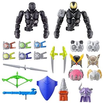 【中古】仮面ライダーギーツ リボルブチェンジフィギュア PB01 エントリーボディ＆ライダーヘッド＆アームドパーツ 22点セット 9,226円