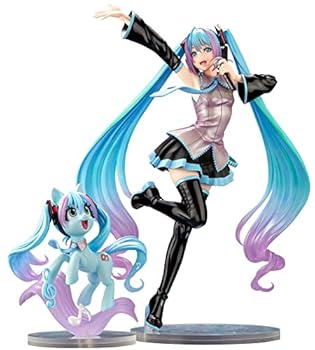 【中古】MY LITTLE PONY美少女 初音ミク feat. MY LITTLE PONY美少女 17スケール PVC製 塗装済み完成品 フィギュア SV321