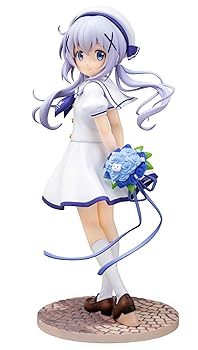 【中古】PLUM ご注文はうさぎですか?? チノ Summer Uniform 17スケール PVC製 塗装済み 完成品 フィギュア 再販 PF181