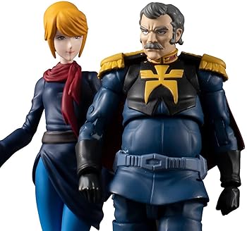 【中古】G.M.G.ガンダムミリタリージェネレーション 機動戦士ガンダム ジオン公国軍07 ランバ・ラル＆クラウレ・ハモン 約100mm PVC製 塗装済み可動フィ