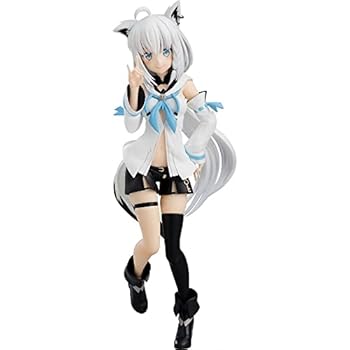 【中古】POP UP PARADE ホロライブプロダクション 白上フブキ ノンスケール プラスチック製 塗装済み完成品フィギュア G94464