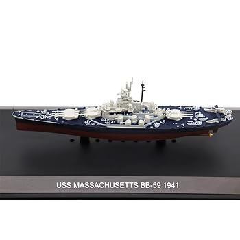 【中古】USS マサチューセッツ BB-59 1941 1:1250 スケール