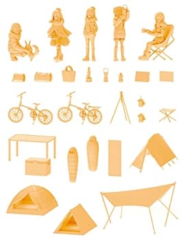 【中古】海洋堂 アートプラ ARTPLA ゆるキャン△ キャンプセット 未塗装未組立プラスチックモデルキット AP002