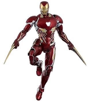 【中古】The Infinity Saga インフィニティ サーガ DLX Iron Man Mark 50DLX アイアンマン マーク50 112スケール ABS&PVC&亜鉛合金製 塗装済み可動フィギ