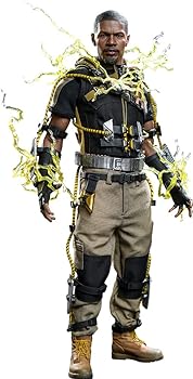 【中古】【39shop】ムービー・マスターピース★スパイダーマン:ノー・ウェイ・ホーム エレクトロ 16スケールフィギュア 黒 高さ約29センチ MMS664（良い）｜ドリエム店