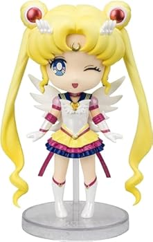 【中古】【39shop】Figuarts★mini 美少女戦士セーラームーン エターナルセーラームーン-Cosmos edition- 約90mm ABS&PVC製 塗装済み可動フィギュア BAS63968(非常に良い)|ドリエム店