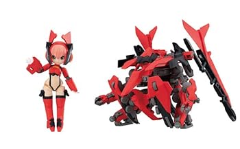 【中古】デスクトップアーミー フェリルナビット ロッサ＆マシンフェンリル エアロ 可動フィギュア