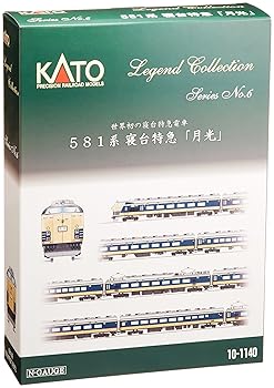 【中古】【39shop】KATO★Nゲージ 581系 寝台特急 月光 12両 レジェンドコレクション 10-1140 鉄道模型 電車（良い）｜ドリエム店