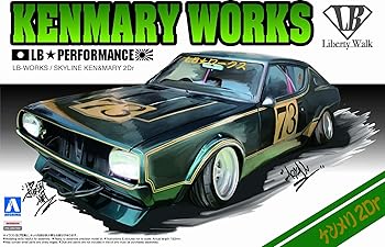 【中古】青島文化教材社 124 リバティーウォークシリーズ No.2 ニッサン スカイライン ケンメリ 2Dr プラモデル