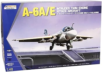 【中古】キネティック 148 アメリカ海軍 グラマン A-6AE イントルーダー 双発ジェット 艦上攻撃機 プラモデル KNE48034