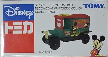 【中古】ディズニー　トミカコレクション　T型クラッシックカー　ミッキーマウスクラッシックグリーン