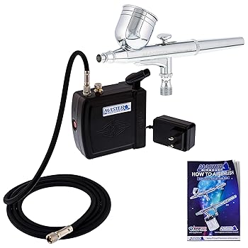 【中古】Master Airbrush MAS KIT-VC16-B22 Portable Mini Airbrush Air Compressor Kit by Master Airbrush