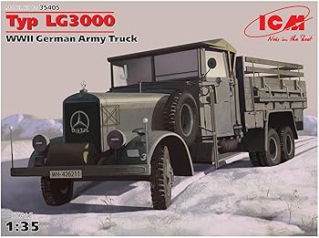 【中古】アイシーエム ICM 135 LG3000 6輪トラック プラモデル
