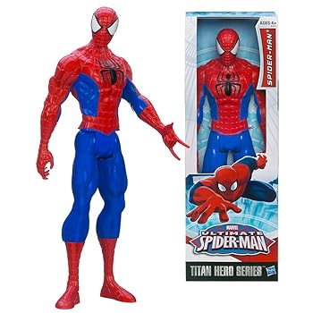 【中古】【39shop】アルティメット・スパイダーマン★ハズブロ アクションフィギュア 12インチ タイタン スパイダーマン（非常に良い）｜ドリエム店