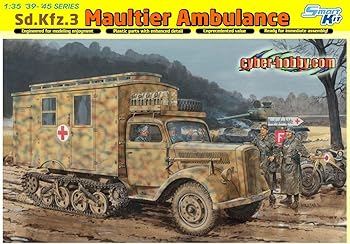 【中古】サイバーホビー 135 WW.II ドイツ軍 Sd.Kfz.3 マウルティア 野戦救急車 プラモデル