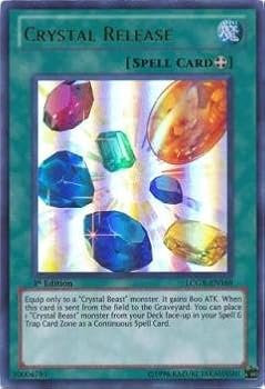 【中古】M05 1137 遊戯王　英語版 LCGX-EN169 Crystal Release 宝玉の解放 ウルトラレア 1st Edition